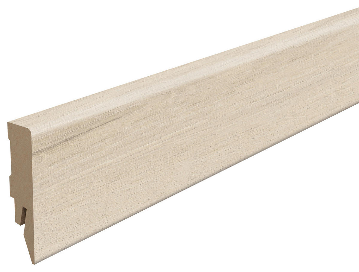 SOCKELLEISTE Eiche beige - Beige, KONVENTIONELL, Holzwerkstoff (240/1.4/5.8cm) - Egger Holzwerkstoffe
