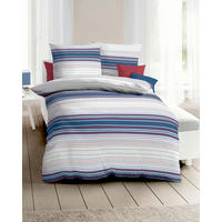 POSTELJNINA St. Tropez 140/200 cm mečkanka temno modra  - temno modra, Konvencionalno, tekstil (140/200cm) - Kaeppel