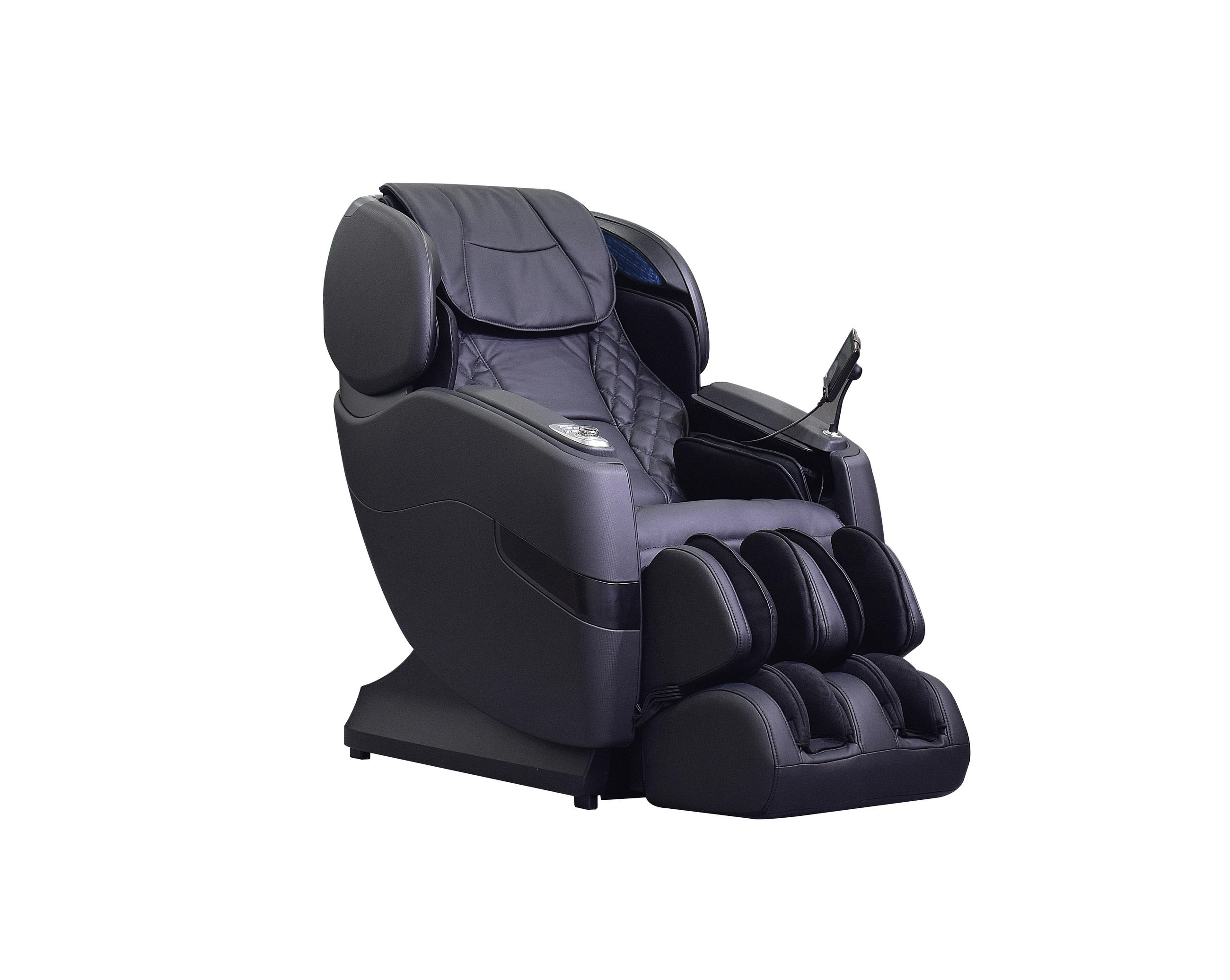 MASSAGESESSEL in Lederlook Schwarz - Schwarz, Design, Textil (84/121/158cm) - Cantus