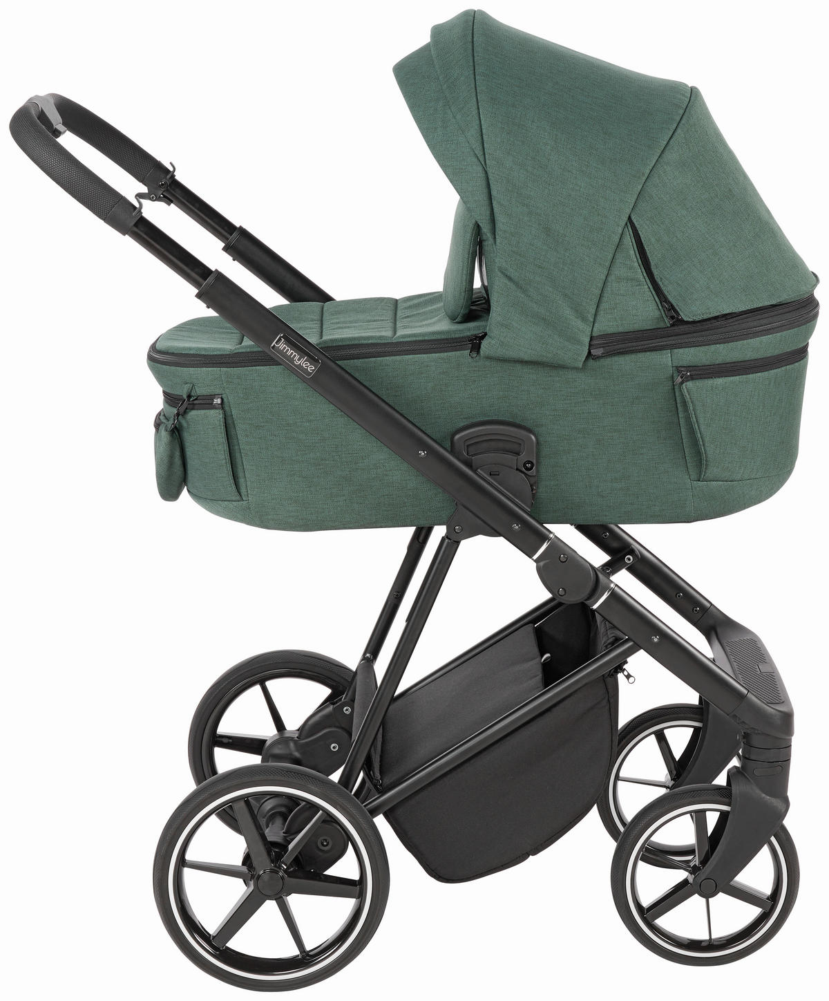 BARNVAGNSSET  - skogsgrön/svart, Basics, metall/textil (57,5/116/101cm) - Jimmylee