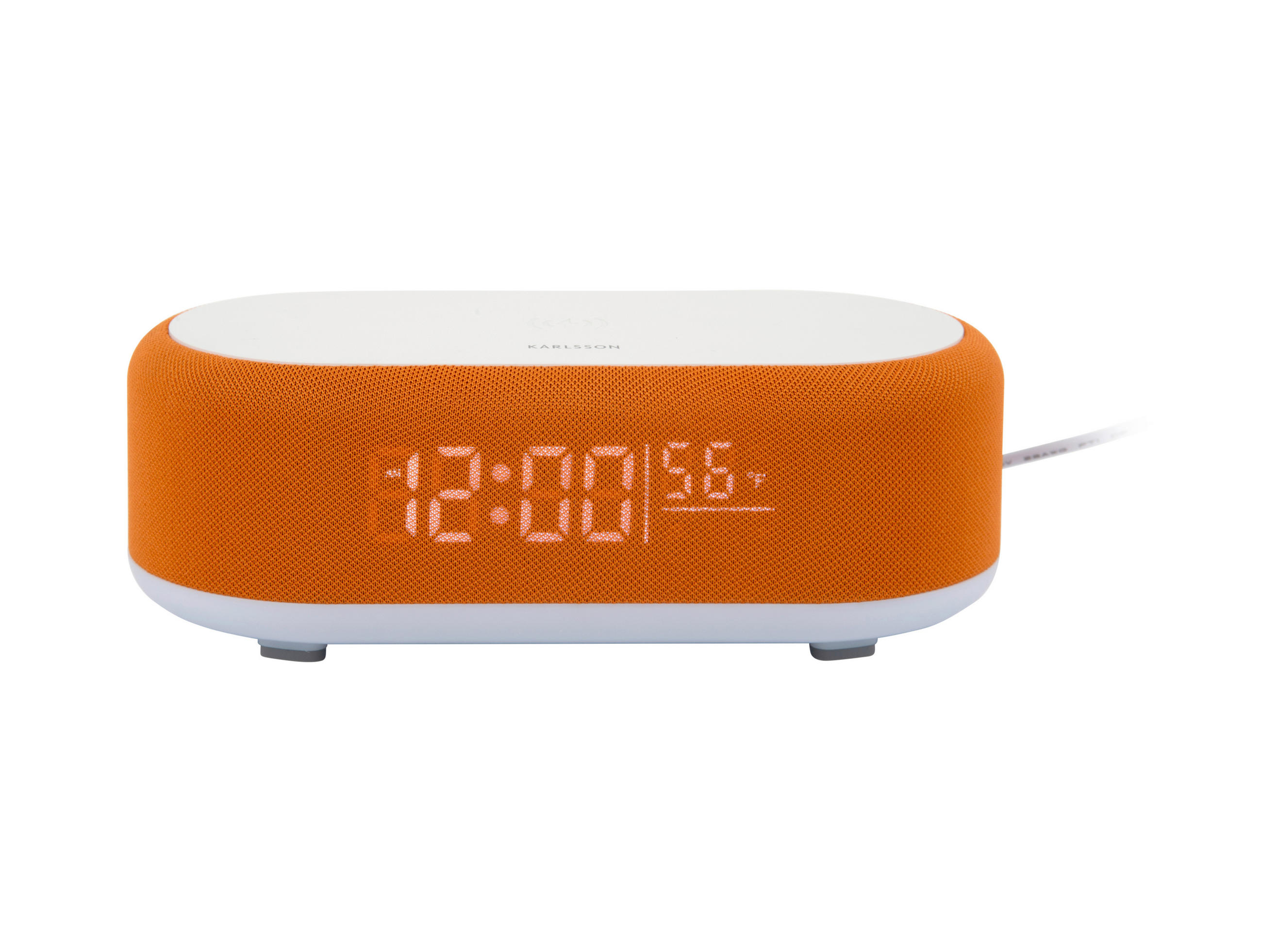 WECKER  Orange  - Orange, Basics, Kunststoff (19/9/7cm) - Karlsson