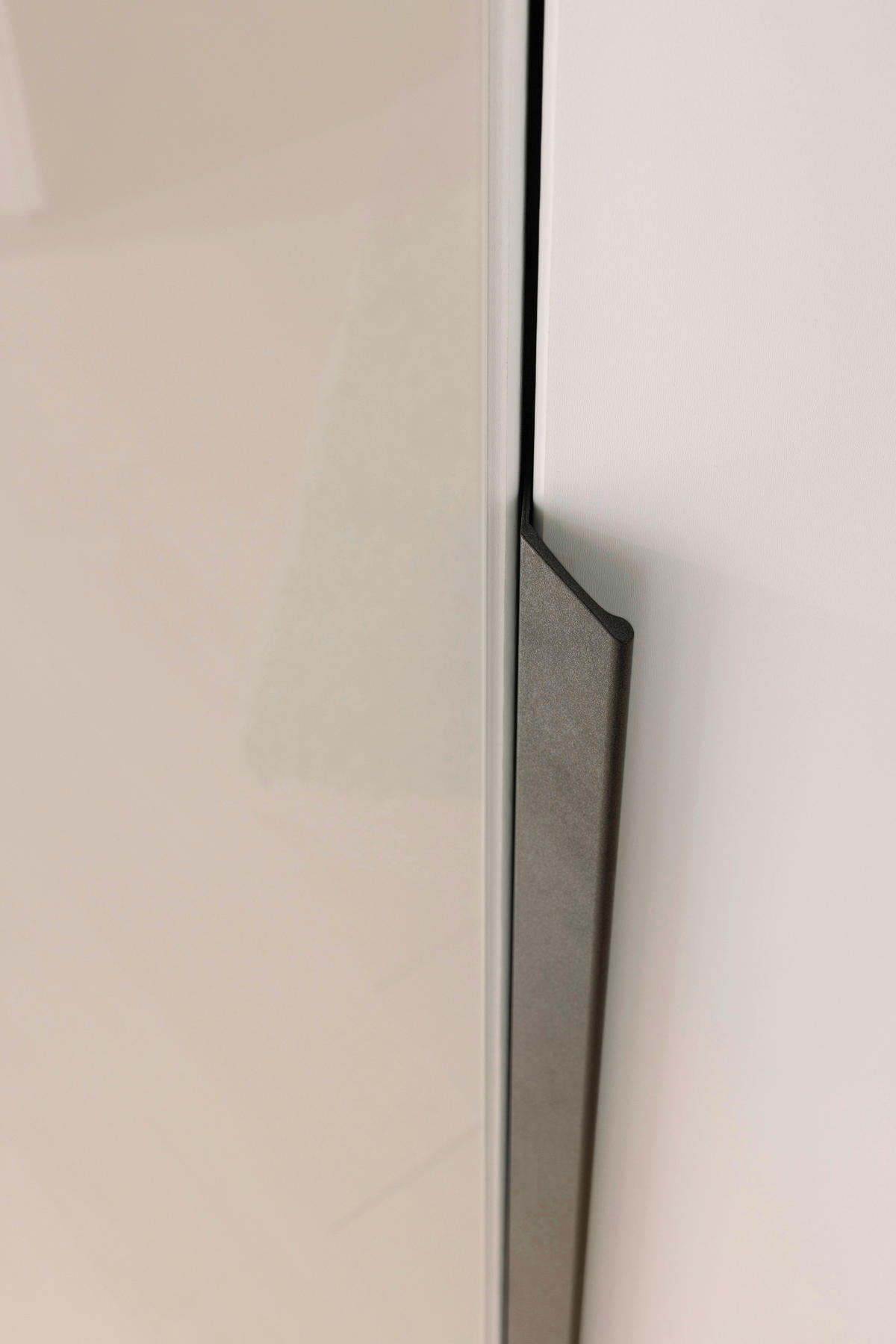 DREHTÜRENSCHRANK 181/210/54 cm 4-türig Weiß, Champagner  - Champagner/Weiß, MODERN, Glas/Holzwerkstoff (181/210/54cm) - Rauch Möbel