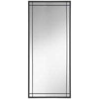 WANDSPIEGEL 70/160/2,5 cm  - Schwarz, Design, Glas/Holzwerkstoff (70/160/2,5cm) - MID.YOU