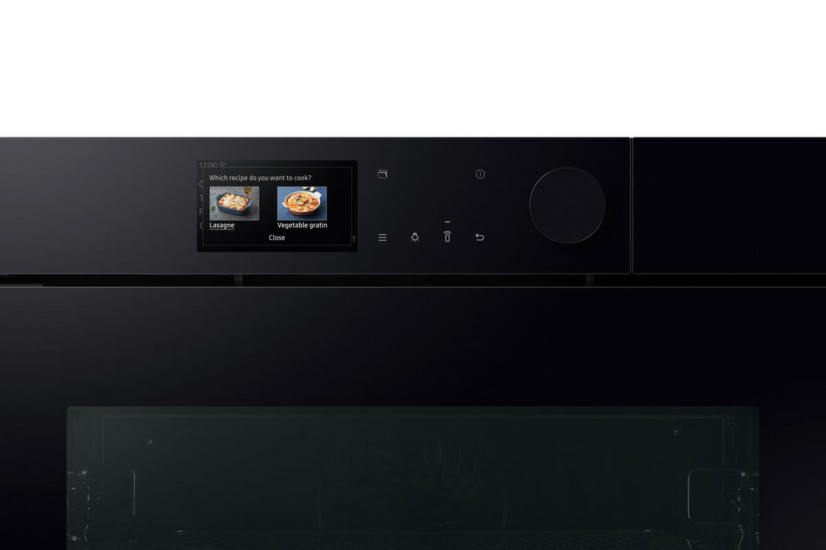 BACKOFEN NV7B7997AAK/U3  - Schwarz, Design, Glas/Metall (59,5/59,5/57,1cm) - Samsung