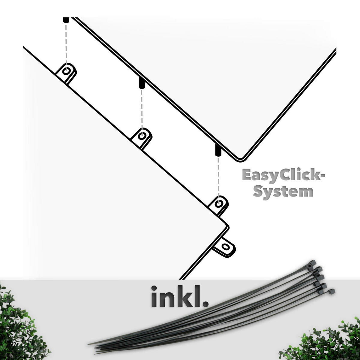 WANDVERKLEIDUNG  - Waldgrün, Trend, Kunststoff (50/50cm) - Floordirekt