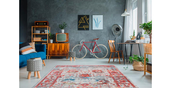 FLACHWEBETEPPICH 120/170 cm Antigua Multicolor  - Multicolor, Design, Textil (120/170cm) - Novel