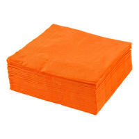 SERVÍTKA 50 KS - oranžová, Basics, papier (40/40cm) - Xxxlpack