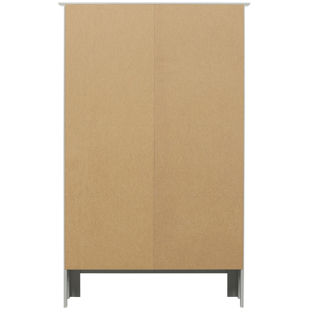 KOMMODE Eva  in 93/150/40 cm  - Hellgrau/Schwarz, Design, Holz/Holzwerkstoff (93/150/40cm) - Livetastic