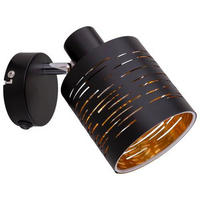 SPOTLIGHT Tunno 10/13/14,5 cm   - svart/guldfärgad, Design, metall/plast (10/13/14,5cm) - Globo