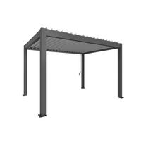 PAVILLON 404,5/264/312 cm   - Dunkelgrau/Silberfarben, Design, Metall (404,5/264/312cm) - Biohort