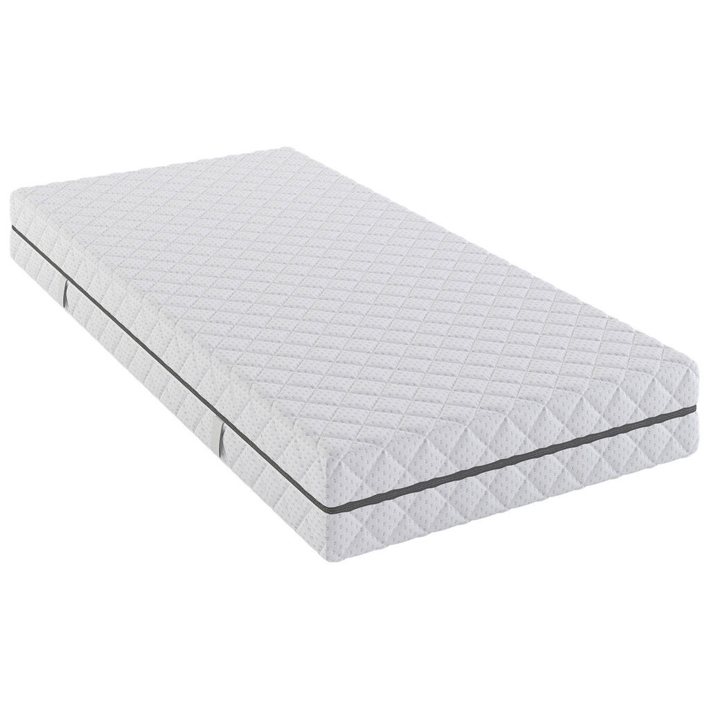 Thumbnail - Sleeptex Kaltschaummatratze, Weiß, Textil, H2, rechteckig, 140x200 cm, Härtegradauswahl, Bezug abnehmbar/waschbar, Ober-...