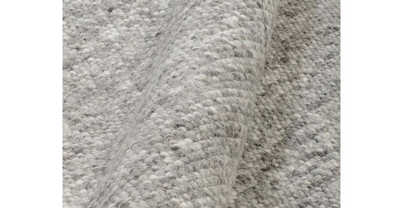 HANDWEBTEPPICH 200/200 cm Helsinki Graubraun  - Graubraun, Basics, Textil (200/200cm) - Linea Natura