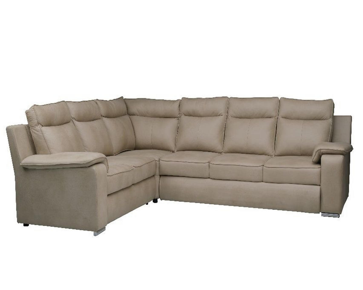SJEDEĆA GARNITURA drvo, tekstil  tamno žuta   - bež/tamno žuta, Moderno, drvo/tekstil (95/310/250cm) - Hom`in