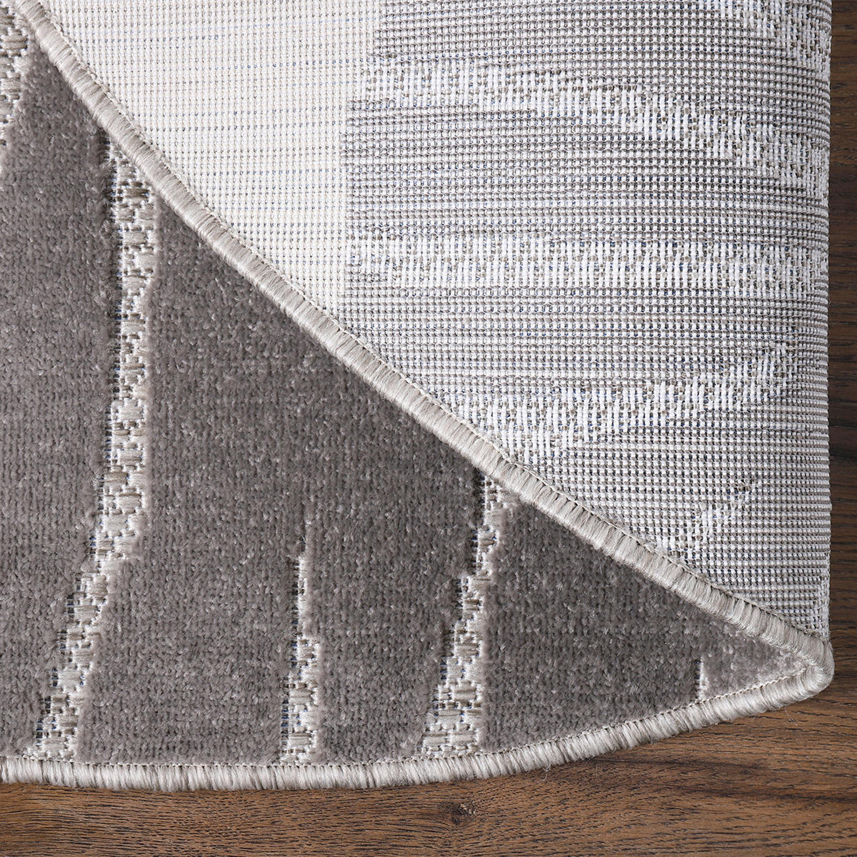 TEPIH ZA UNUTAR./VANJ. UPORAB  120 cm  plava  Floral  - plava, Lifestyle, tekstil/plastika (120cm)