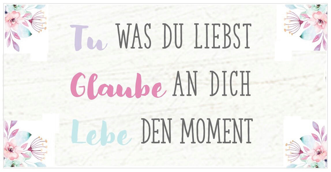 DEKOPANEEL Text Multicolor  - Multicolor, Basics, Holz (20/40/0,3cm)