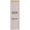 MIDISCHRANK 40/130/35 cm  - Kaschmir/Eiche Wotan, ROMANTIK / LANDHAUS, Holzwerkstoff/Kunststoff (40/130/35cm) - Xora