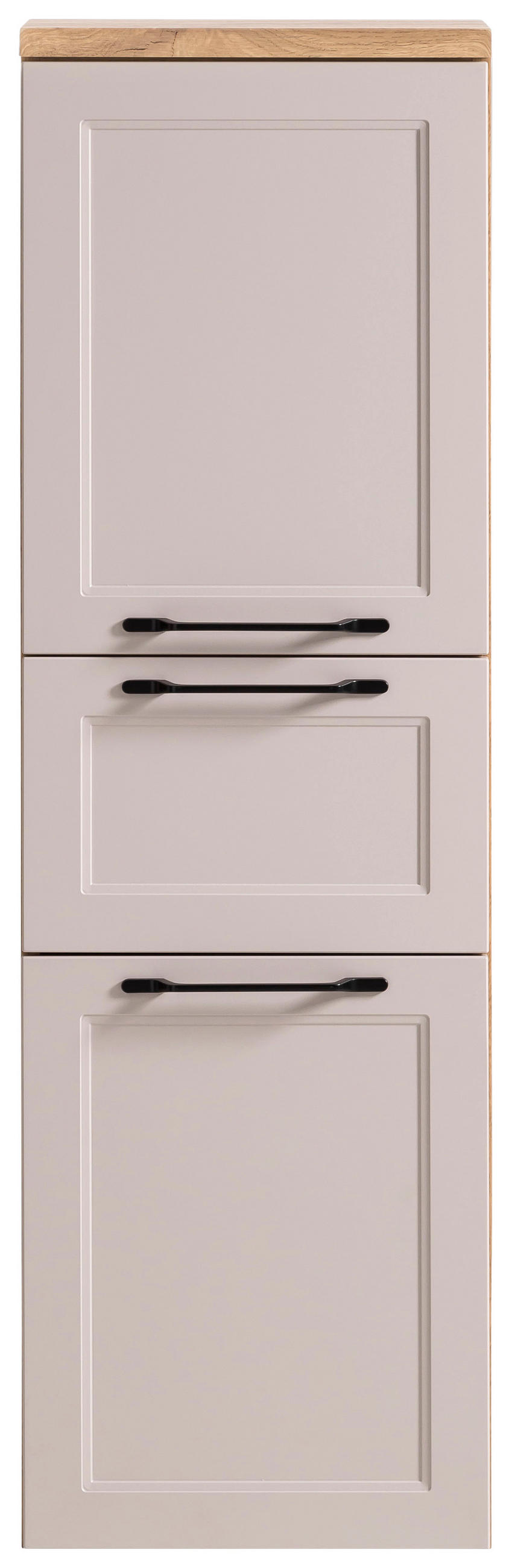 MIDISCHRANK 40/130/35 cm  - Kaschmir/Eiche Wotan, ROMANTIK / LANDHAUS, Holzwerkstoff/Kunststoff (40/130/35cm) - Xora