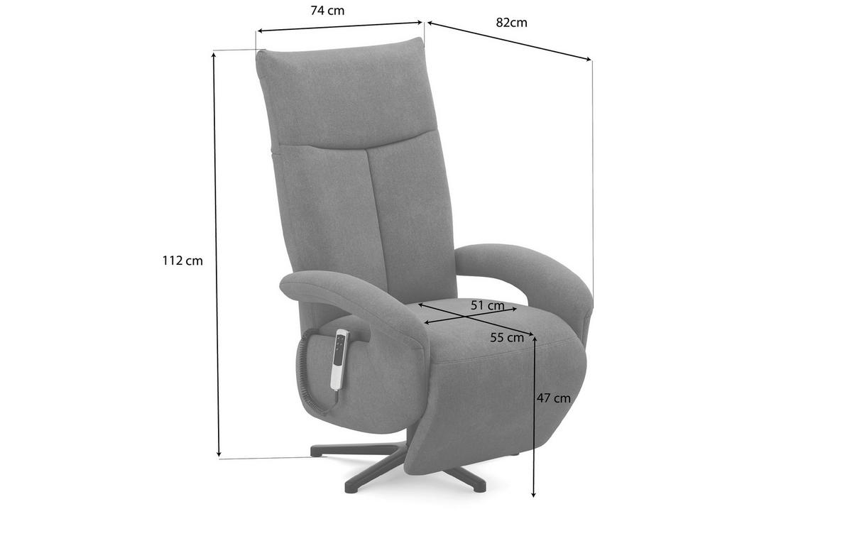SESSEL in Flachgewebe Olivgrün  - Schwarz/Olivgrün, KONVENTIONELL, Textil/Metall (74/112/82cm) - Sit & More