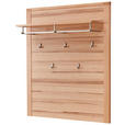 GARDEROBE 5-teilig  in 268/201/40 cm  - Buchefarben, Natur, Glas/Holzwerkstoff (268/201/40cm) - Linea Natura