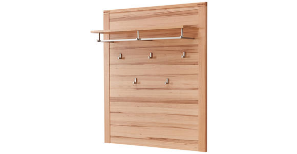 GARDEROBE 5-teilig  in 268/201/40 cm  - Buchefarben, Natur, Glas/Holzwerkstoff (268/201/40cm) - Linea Natura