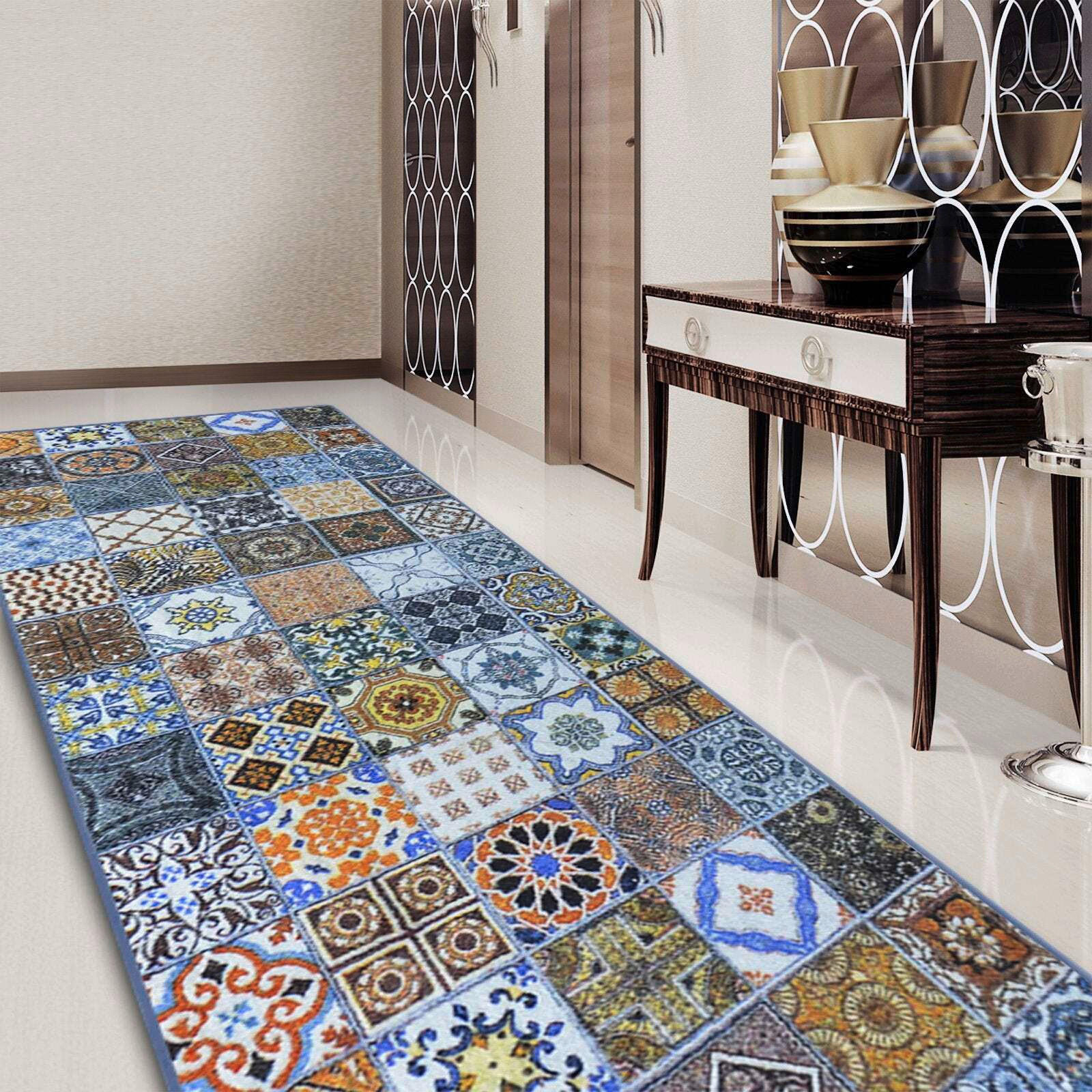 LÄUFER 80/450 cm Bonita  - Multicolor, Design, Kunststoff/Textil (80/450cm) - Novel