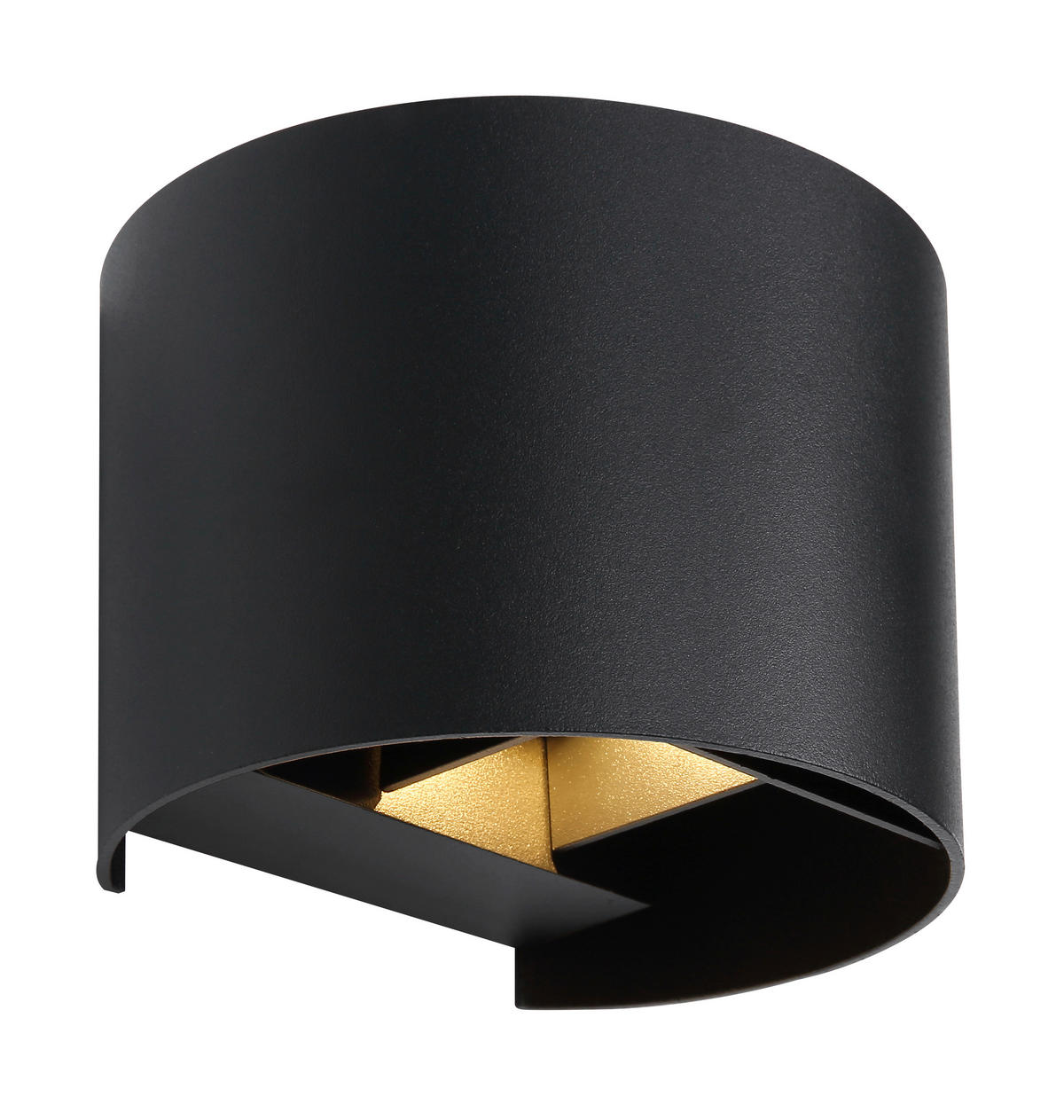 ZUNANJA LED-SVETILKA  VERONIKA  13,7/10 cm           - črna/prozorno, Design, kovina/steklo (13,7/10cm)
