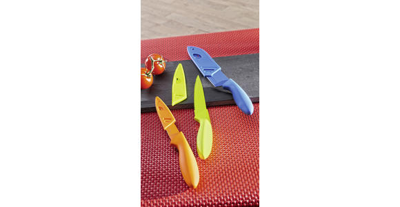 MESSERSET  - Blau/Orange, Basics, Kunststoff (28,5cm) - Boxxx