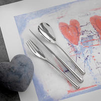 PRIBOR ZA JELO  24 dela     - Konvencionalno, metal (51/31/10cm) - Sambonet