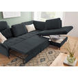 ECKSOFA in Struktur Anthrazit  - Anthrazit/Schwarz, Natur, Textil/Metall (288/233cm) - Valnatura