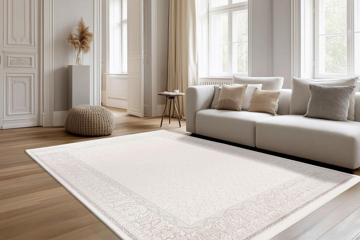 FLACHWEBETEPPICH 120/170 cm Clairmont Elfenbein  - Elfenbein, LIFESTYLE, Textil (120/170cm) - Pierre Cardin