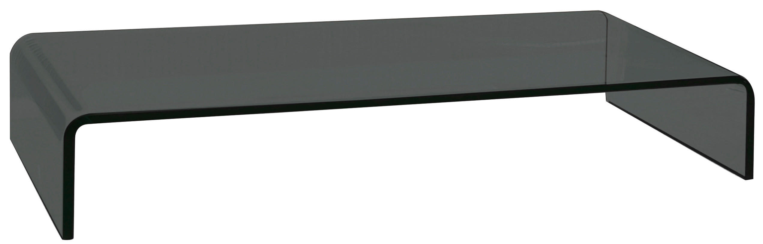 Tv-aufsatz Hagen Glas Schwarz Bxhxt 90x11x25 Cm Max. 30 Kg