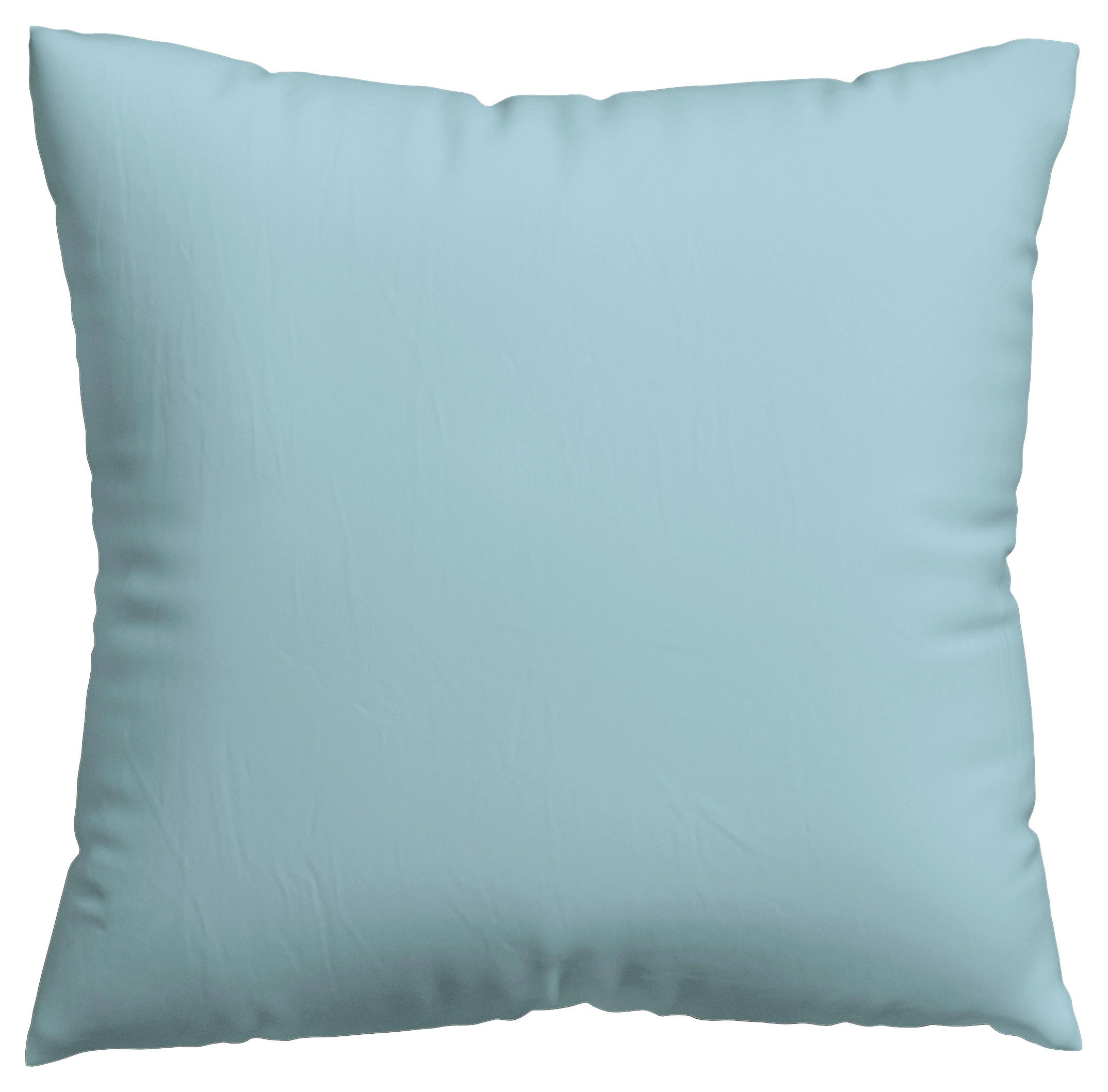 KOPFKISSENBEZUG WOVEN SATIN 80/80 cm  - Hellblau, Basics, Textil (80/80cm) - Schlafgut
