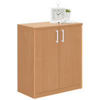 KOMMODE  in 72/84/36 cm  - Silberfarben/Buchefarben, Basics, Holzwerkstoff (72/84/36cm) - Xora