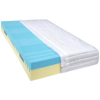 KALTSCHAUMMATRATZE 120/200 cm Höhe ca. 20 cm  - Weiß, Basics, Textil (120/200cm) - Sleeptex
