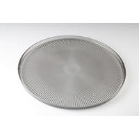 SERVÍROVACÍ PODNOS, sklo, 32 cm - světle šedá, Design, sklo (32cm) - Novel