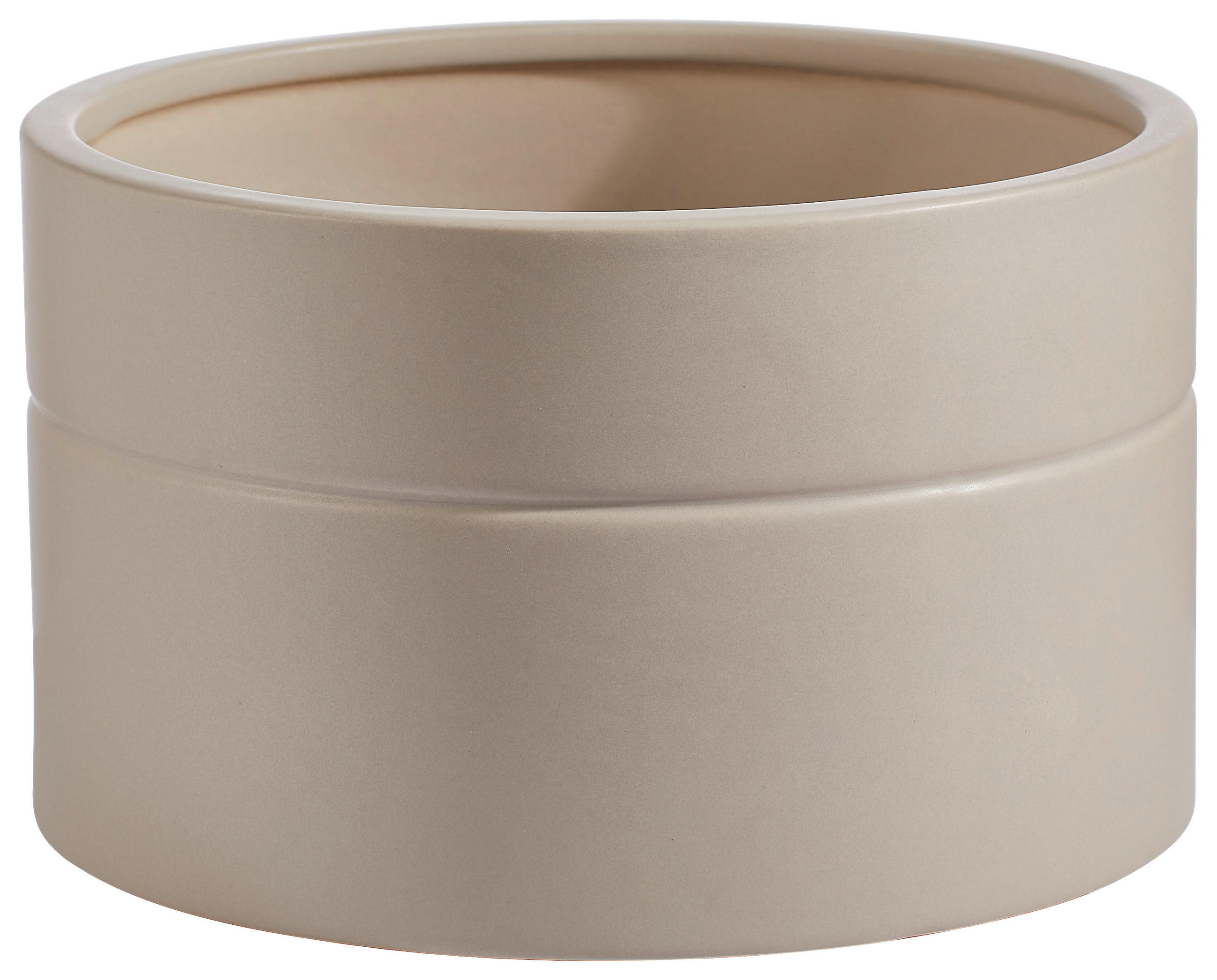 VASE 12 cm  - Taupe, MODERN, Keramik (20/20/12cm) - Novel