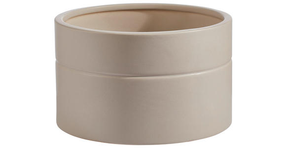 VASE 12 cm - Taupe, MODERN, Keramik (20/20/12cm) - Novel