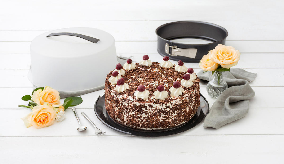 SPRINGFORM 28 cm  - Schwarz, KONVENTIONELL, Metall (28cm) - Zenker