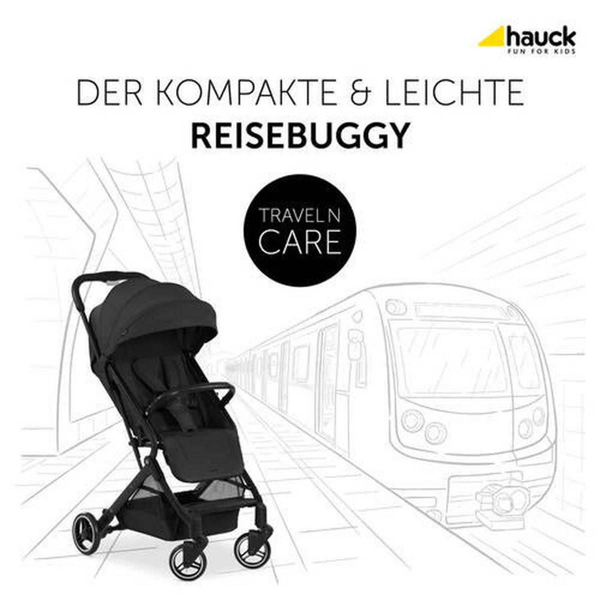 BUGGY Travel N Care  - Schwarz, Basics, Metall (86/50/104cm) - Hauck