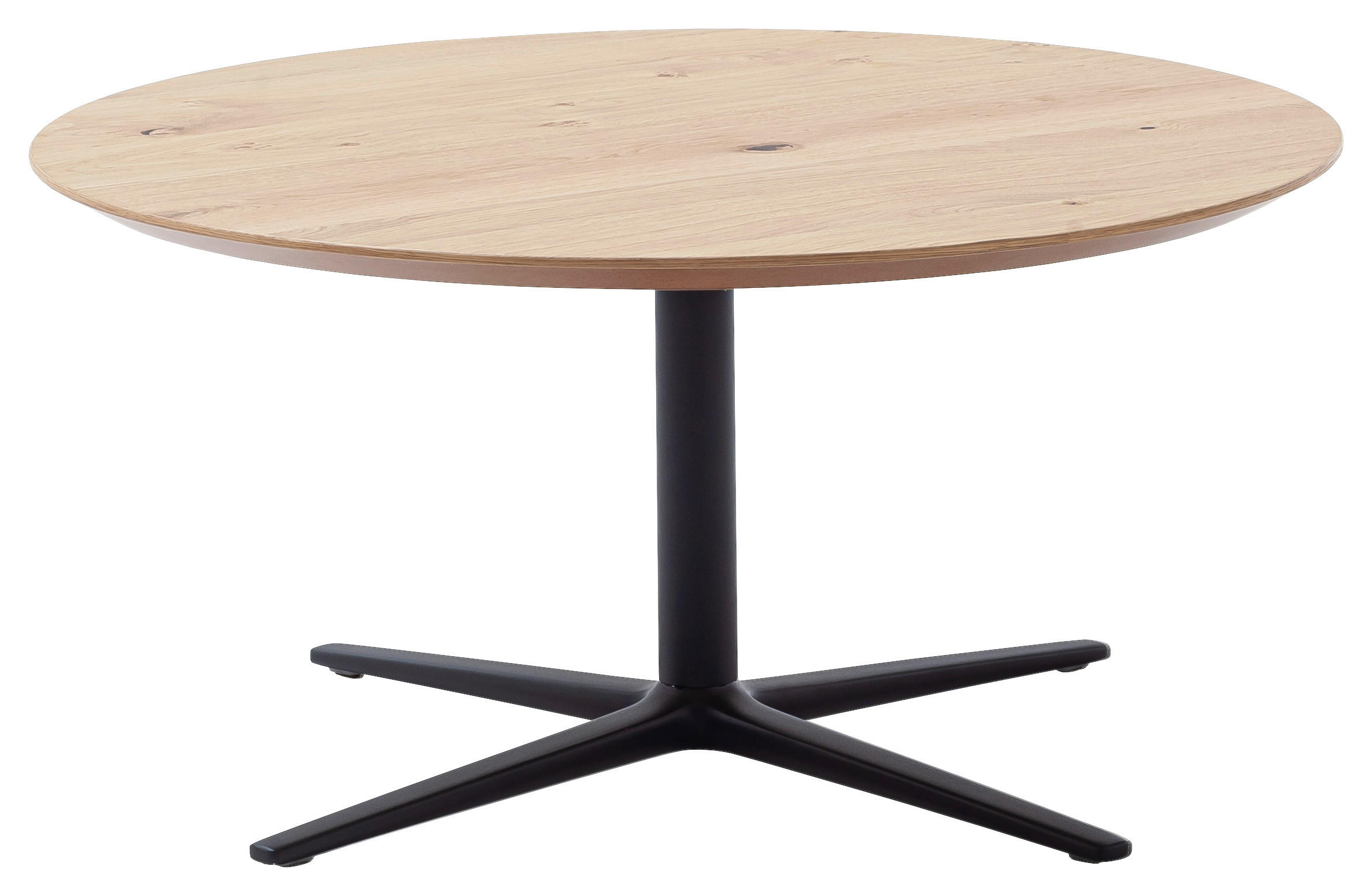 COUCHTISCH in Holz, Metall 83/83/35 cm  - Wildeiche/Anthrazit, Basics, Holz/Metall (83/83/35cm) - Schöner Wohnen