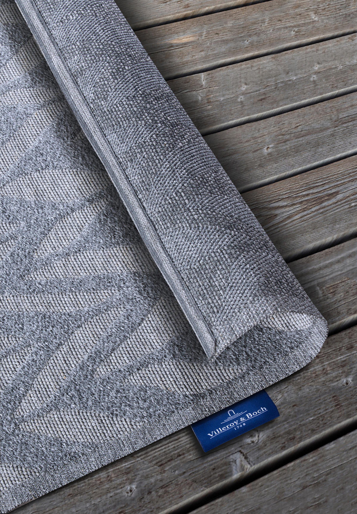 OUTDOORTEPPICH 160/230 cm Kollektion 1883 Grau  - Grau, Design, Kunststoff/Textil (160/230cm) - Villeroy & Boch