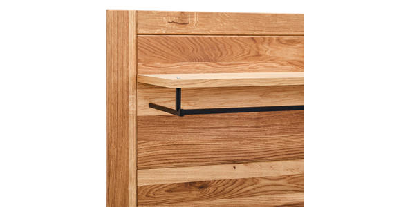 GARDEROBENPANEEL  in 80/120/30 cm  - Eichefarben, KONVENTIONELL, Holz/Holzwerkstoff (80/120/30cm) - Linea Natura