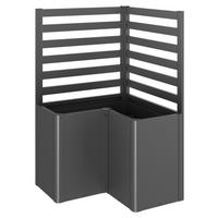 RANKGITTER ohne Hochbeet  - Dunkelgrau, Basics, Metall (102/91/102cm) - Biohort