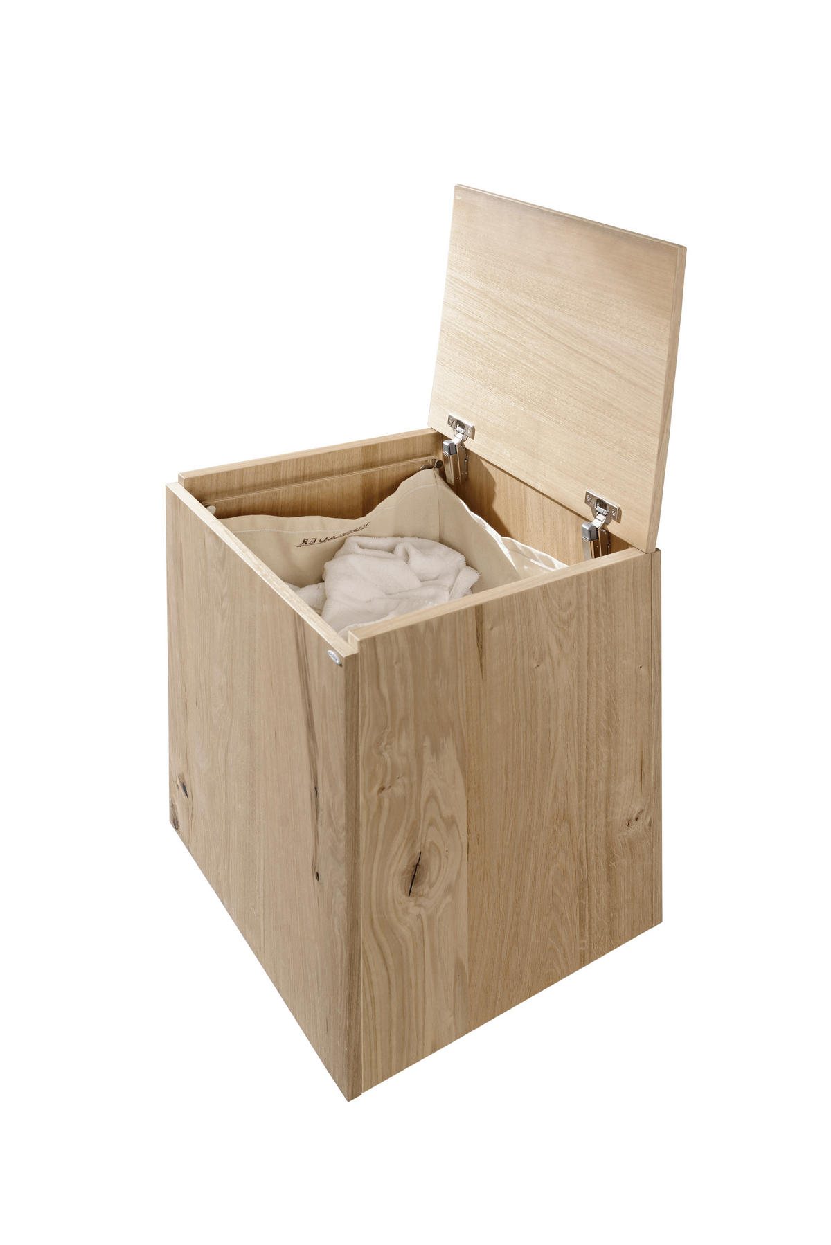 WÄSCHETONNE - Eichefarben, KONVENTIONELL, Holz (45/45/60cm) - Voglauer