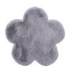 KUNSTFELL 60 cm Blume  - Grau, Trend, Kunststoff/Fell (60cm) - Novel