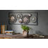 WANDDEKO - Blau/Grau, LIFESTYLE, Metall (3/29/75cm) WANDDEKO - Blau/Grau, LIFESTYLE, Metall (3/29/75cm)