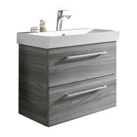 WASCHTISCHKOMBI 61 cm  - Chromfarben/Weiß, MODERN, Keramik/Holzwerkstoff (61cm) - Sadena