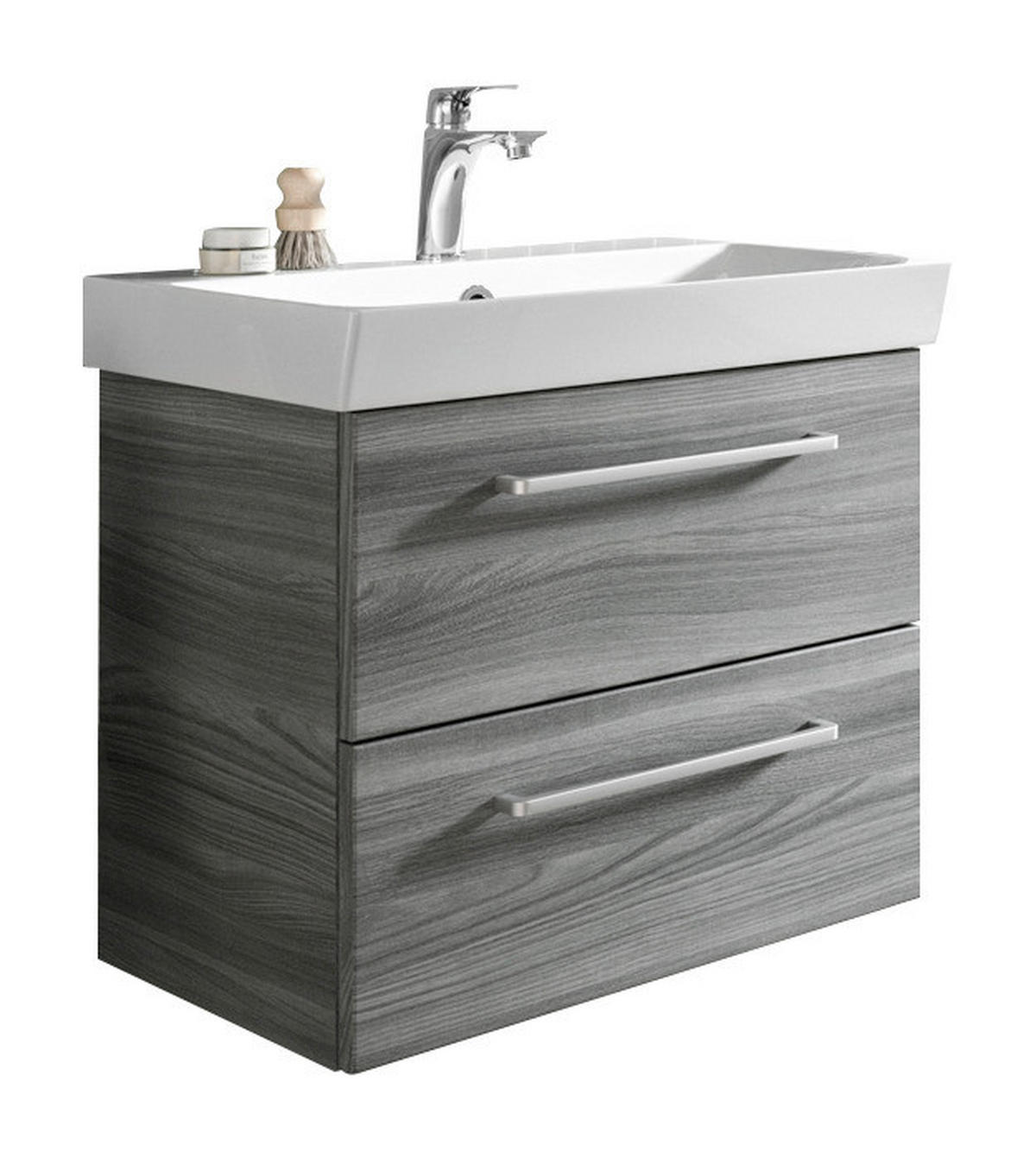 WASCHTISCHKOMBI 61 cm  - Chromfarben/Weiß, MODERN, Keramik/Holzwerkstoff (61cm) - Sadena