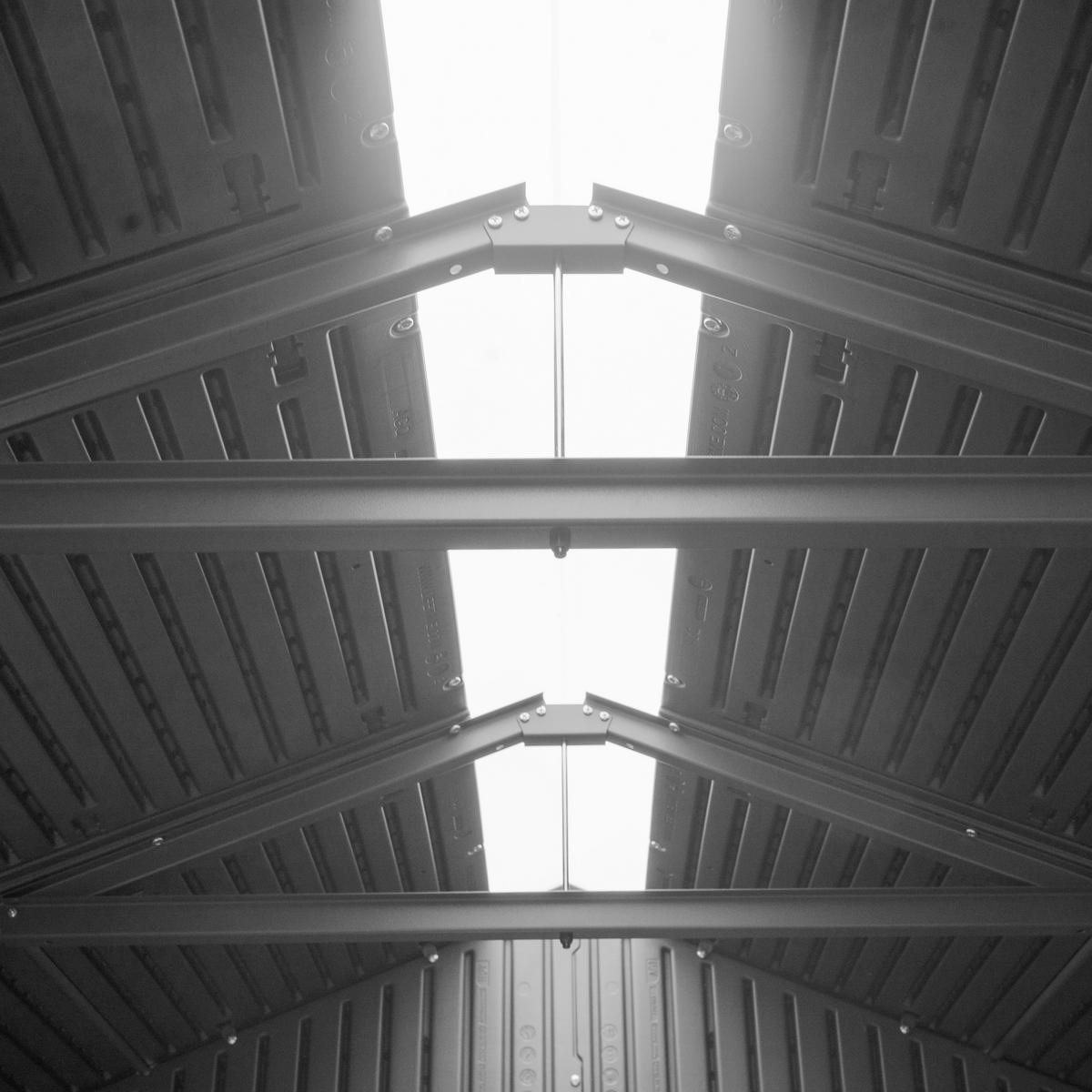 GERÄTEHAUS 204/227/285 cm  - Grau, Basics, Kunststoff (204/227/285cm)
