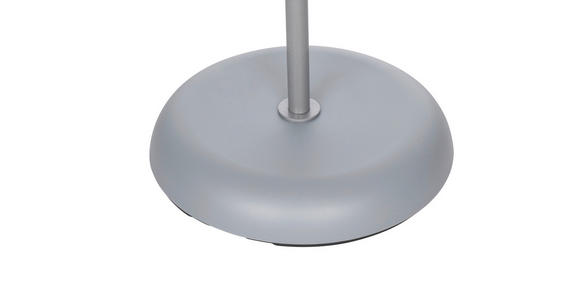 STEHLEUCHTE 42/21/180 cm    - Silberfarben/Weiß, Basics, Kunststoff/Metall (42/21/180cm) - Boxxx